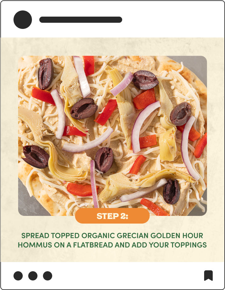 Cedar's social media post for Recipe Step 2